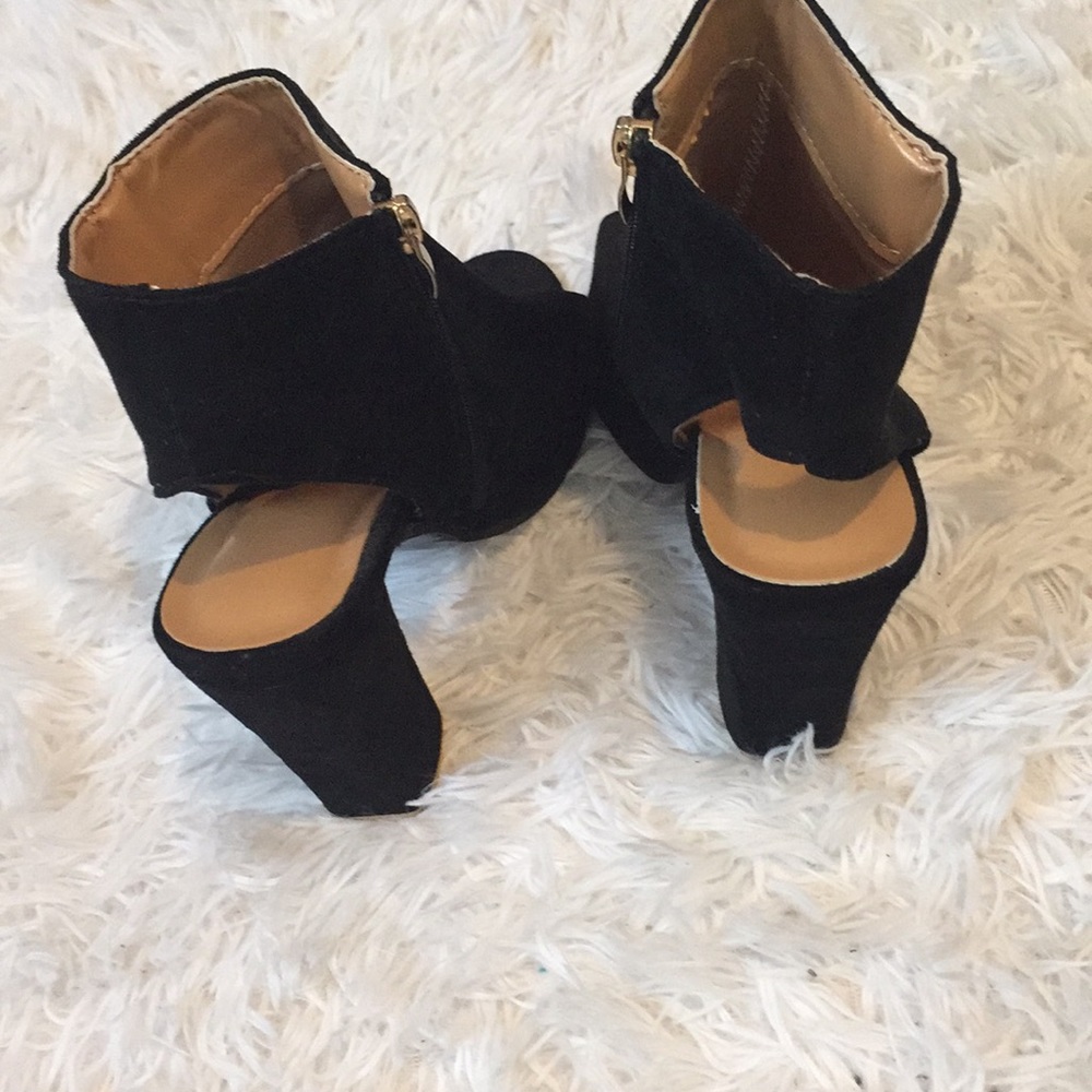 Open toe chunky heels - Picture 4 of 9